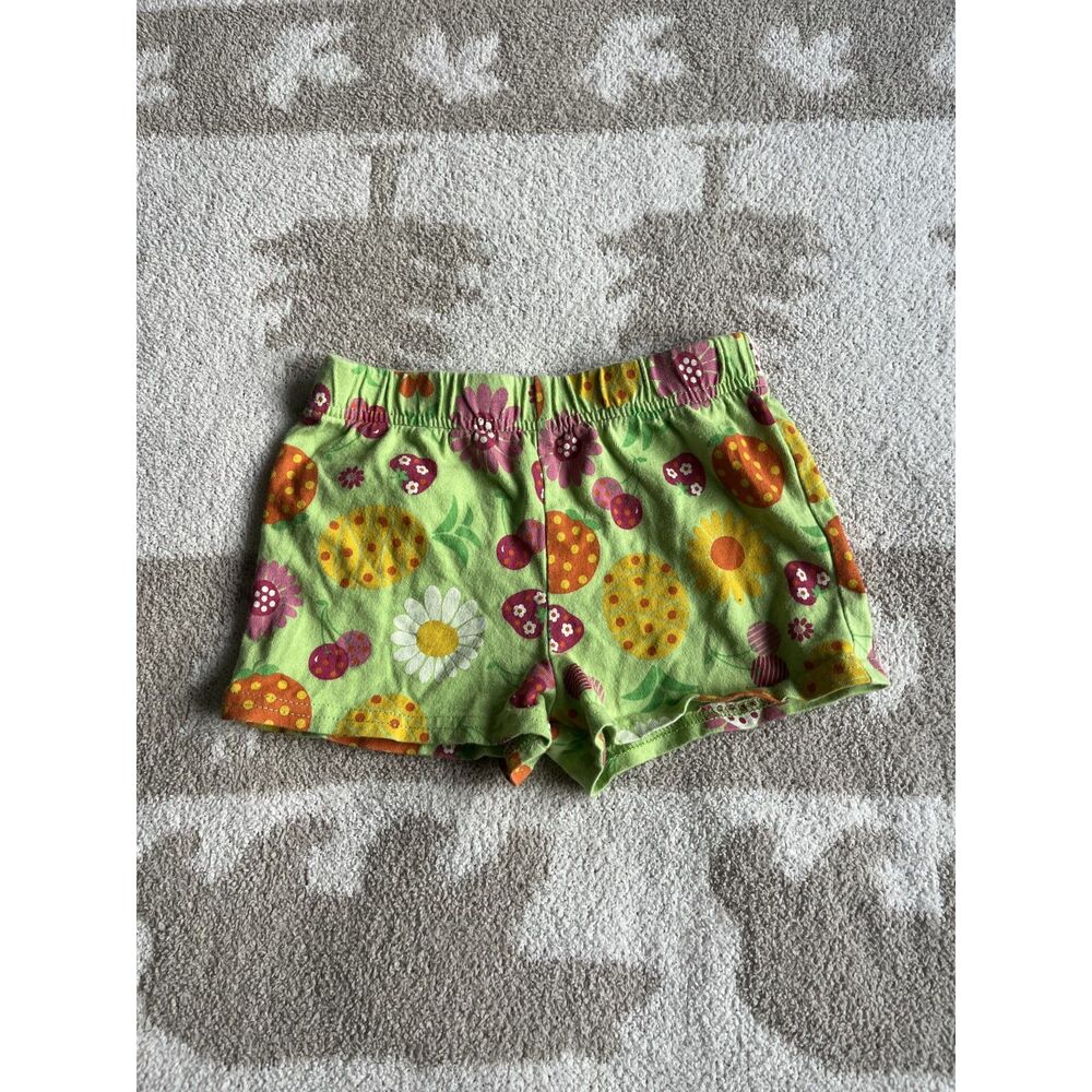 Wonder Nation Kids Fruit & Flowers Print Shorts | Size 4T